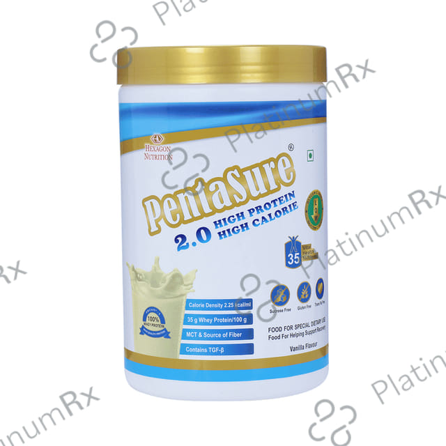 PentaSure 2.0 High Whey Protein Flavour Vanilla Powder 1kg