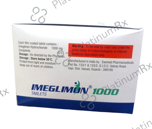 Imeglimon 1000mg Tablet 10s