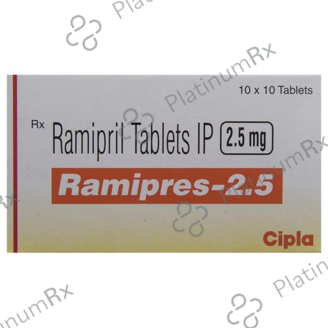 Ramipres 2.5mg Tablet 10s