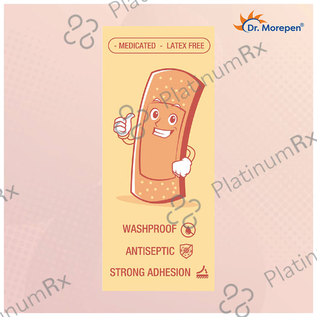 Dr. Morepen Aid Adhesive First Aid Dressing 10 bandages