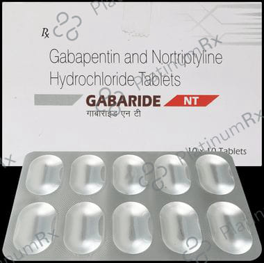 Gabaride NT 400 mg/10 mg Tablet