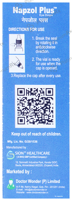 Napzol Plus Eye Drop