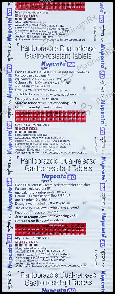 Nupenta 80mg Tablet 10s