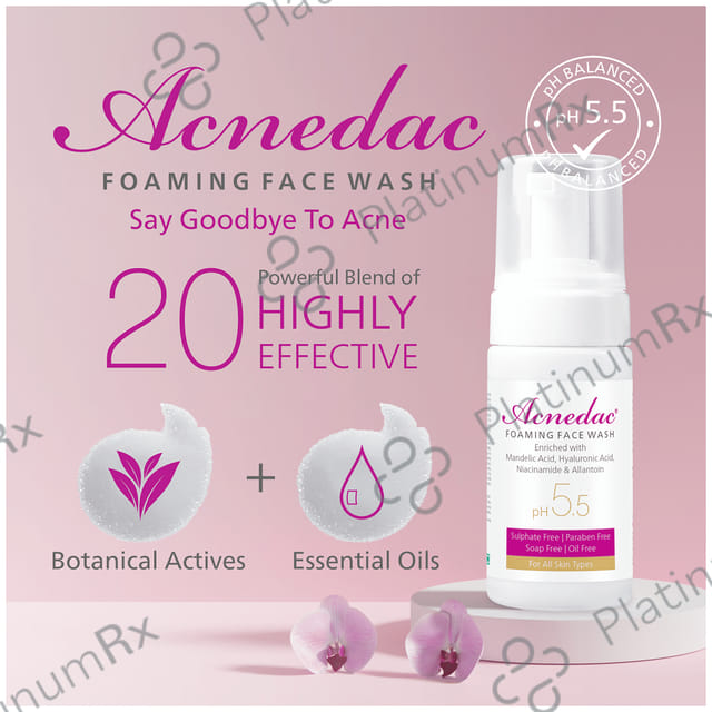 Acnedac PH 5.5 Foaming Face Wash