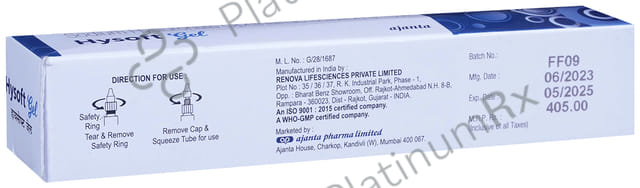 Hysoft 0.18% Eye Gel 10gm