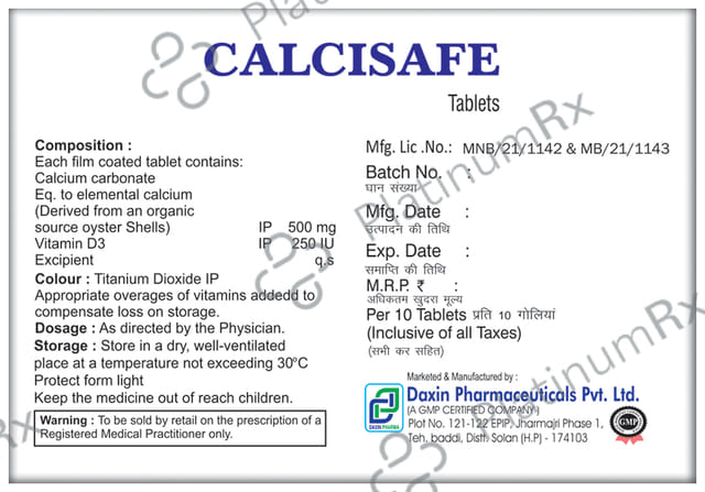 Calcisafe Tablet