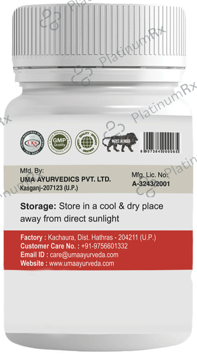 Uma Ayurveda Ashwagandha Veg Capsule