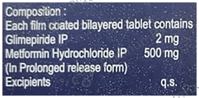 Glimestar M 2/500mg Tablet 15s