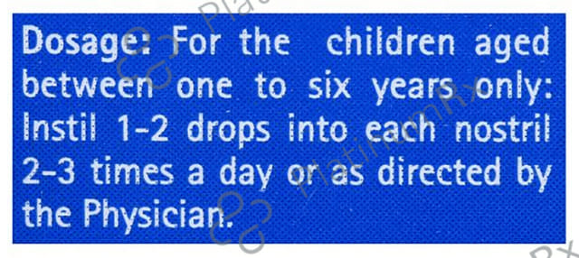 Nasivion 0.025% Paediatric Nasal Drops 10ml