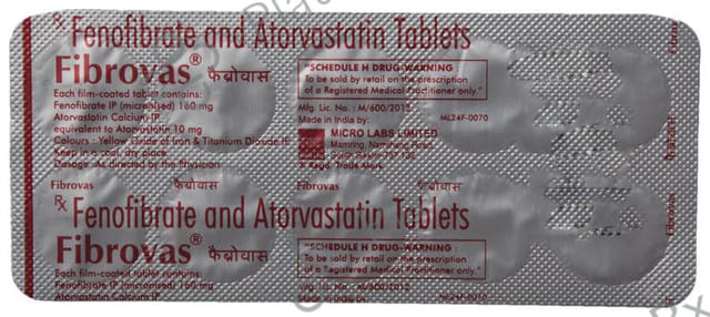 Fibrovas 10/160mg Tablet 10s