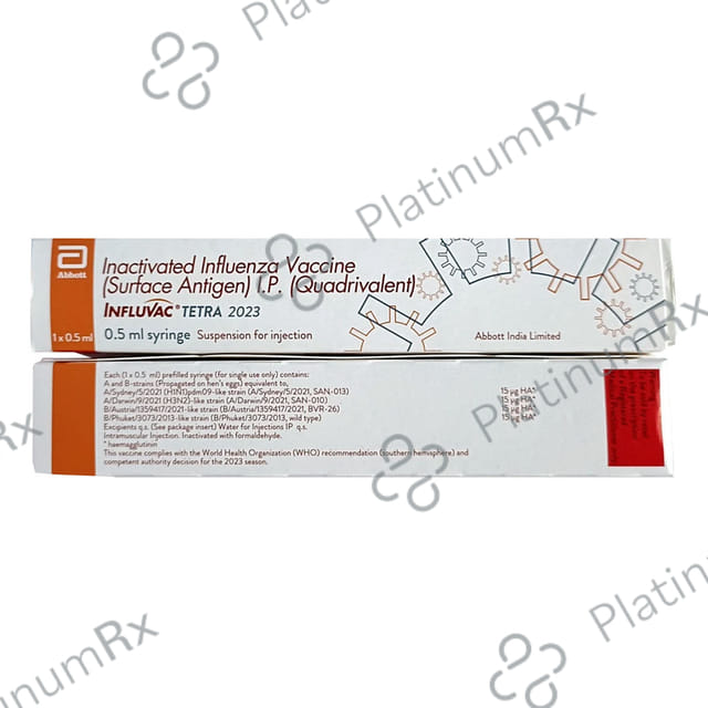 Influvac Tetra 2025 Injection 0.5ml