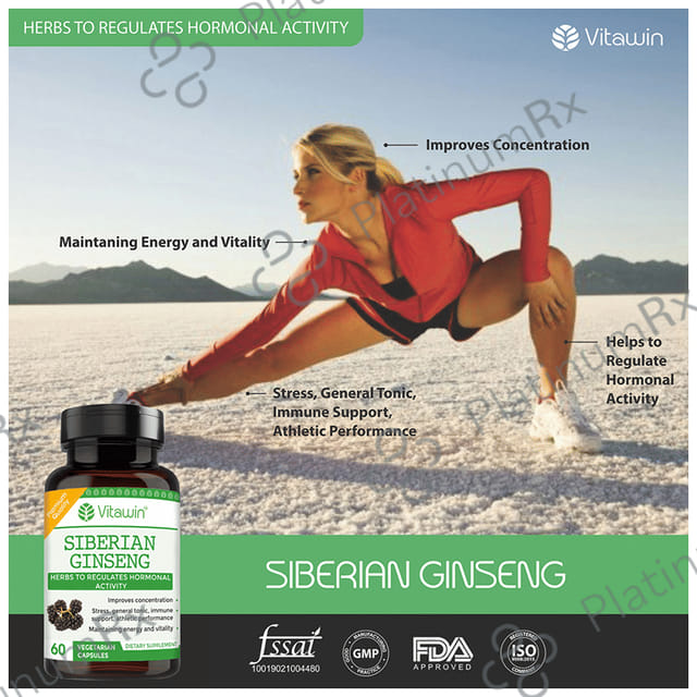 Vitawin Siberian Ginseng Vegetarian Capsule