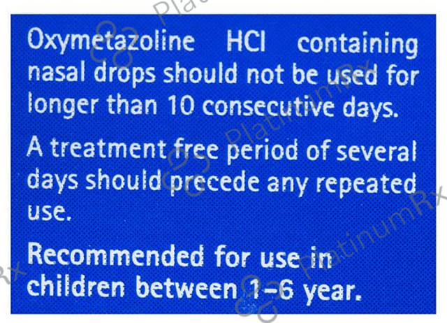 Nasivion 0.025% Paediatric Nasal Drops 10ml