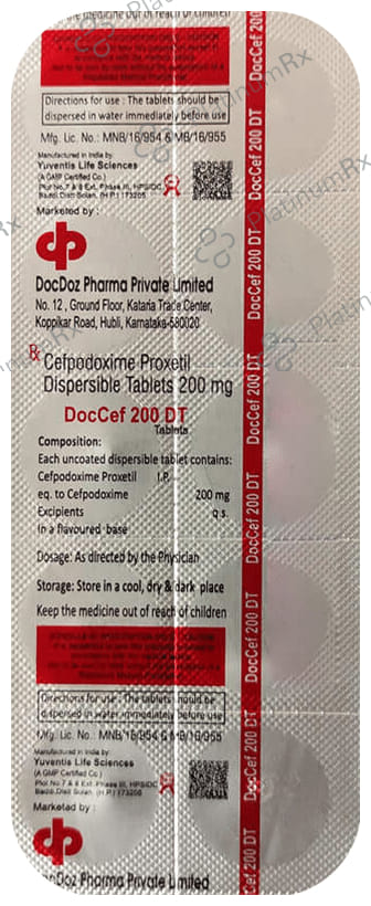 Doccef 200 DT Tablet