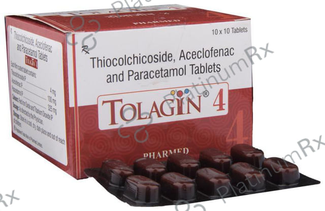Tolagin 4 100/325/4mg Tablet 10s