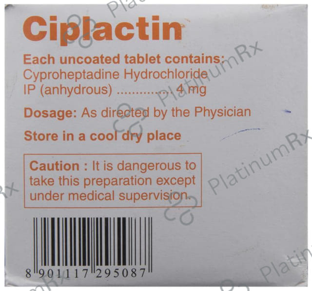 Ciplactin 4mg Tablet 15s