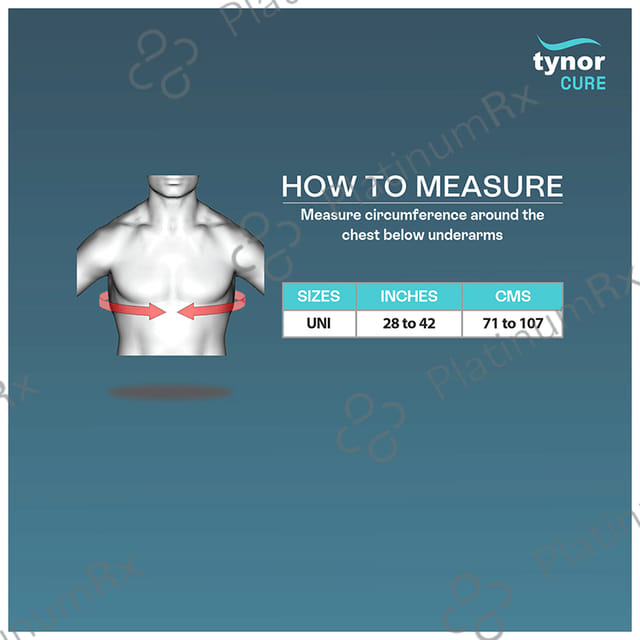 Tynor Posture Corrector Sleek Black Universal