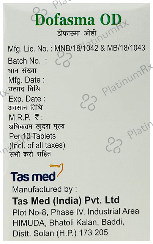 Dofasma OD 400mg Tablet 10s