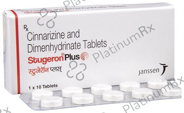 Stugeron Plus 20/40mg Tablet 10s
