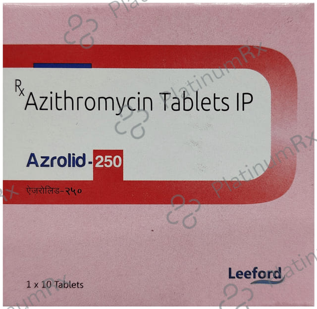 Azrolid 250mg Tablet 10ml