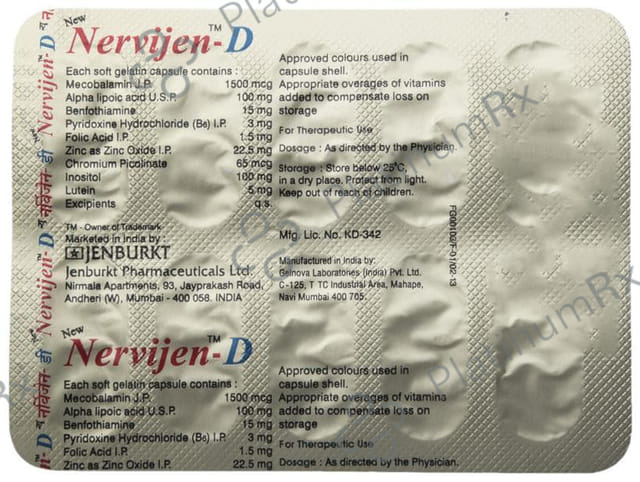 Nervijen D Capsule 10s