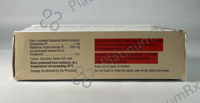 Glimikem M 1/1000mg SR Tablet 15s