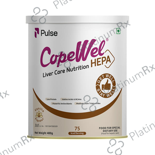 Pulse CopeWel Hepa Liver Care Nutrition Powder Vanilla 400gm