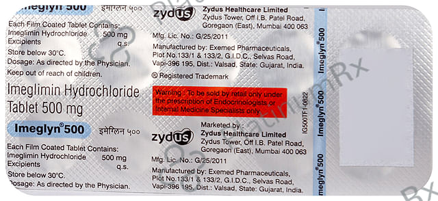 Imeglyn 500mg Tablet 10s