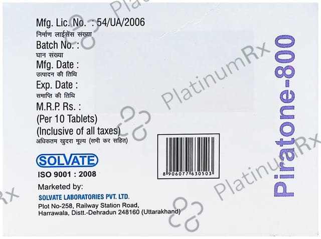 Piratone 800mg Tablet