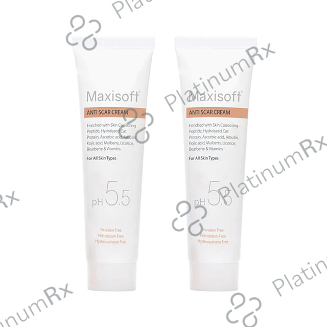 Maxisoft PH 5.5 Anti Scar Cream (25gm Each) 2 Tubes