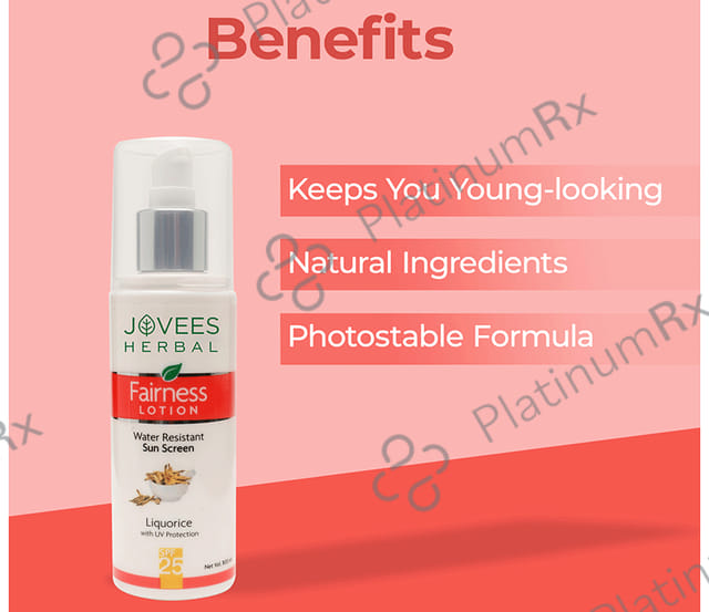 Jovees Fairness Sun Screen SPF 25 Lotion 100 ml