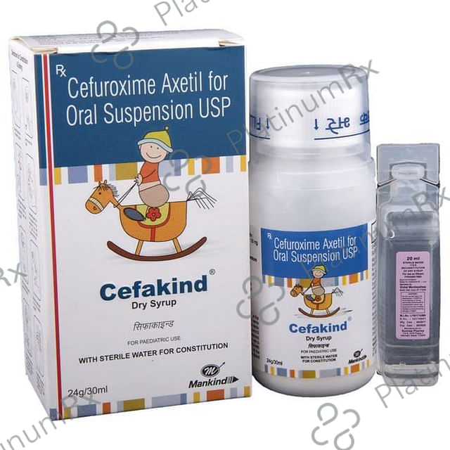 Cefakind 125mg Dry Syrup 30ml