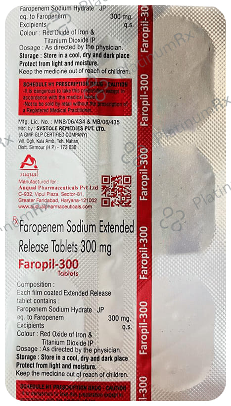 Faropril 300 Tablet ER
