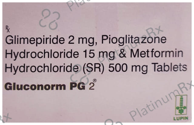 Gluconorm PG 2/500/15mg Tablet SR 15s