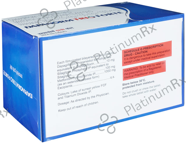 Dapanorm Trio Forte 10/100/1000mg Tablet ER 10s