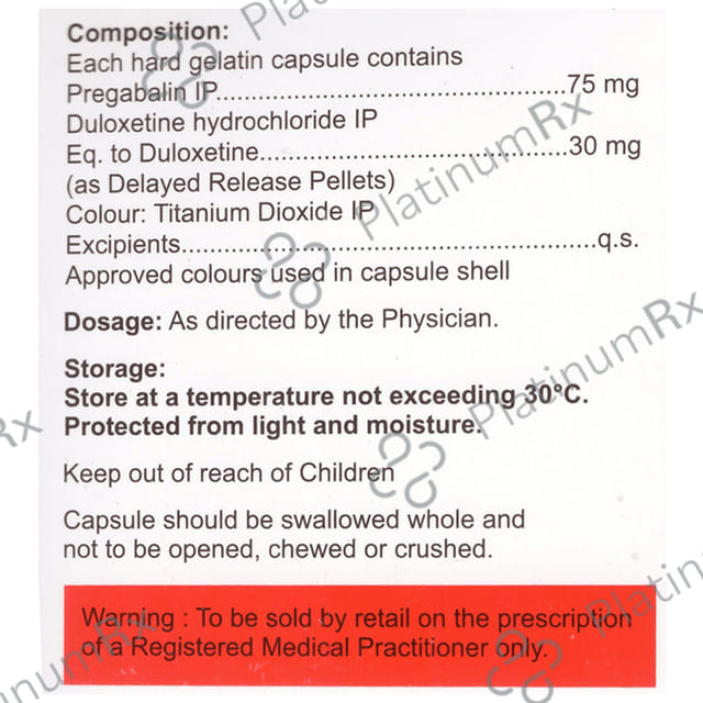 Neurokem D 75/30 Capsule DR