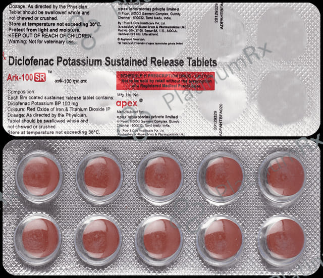 Ark 100mg Tablet SR