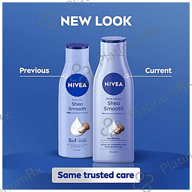 Nivea Shea Smooth Body Milk for Dry Skin 200ml