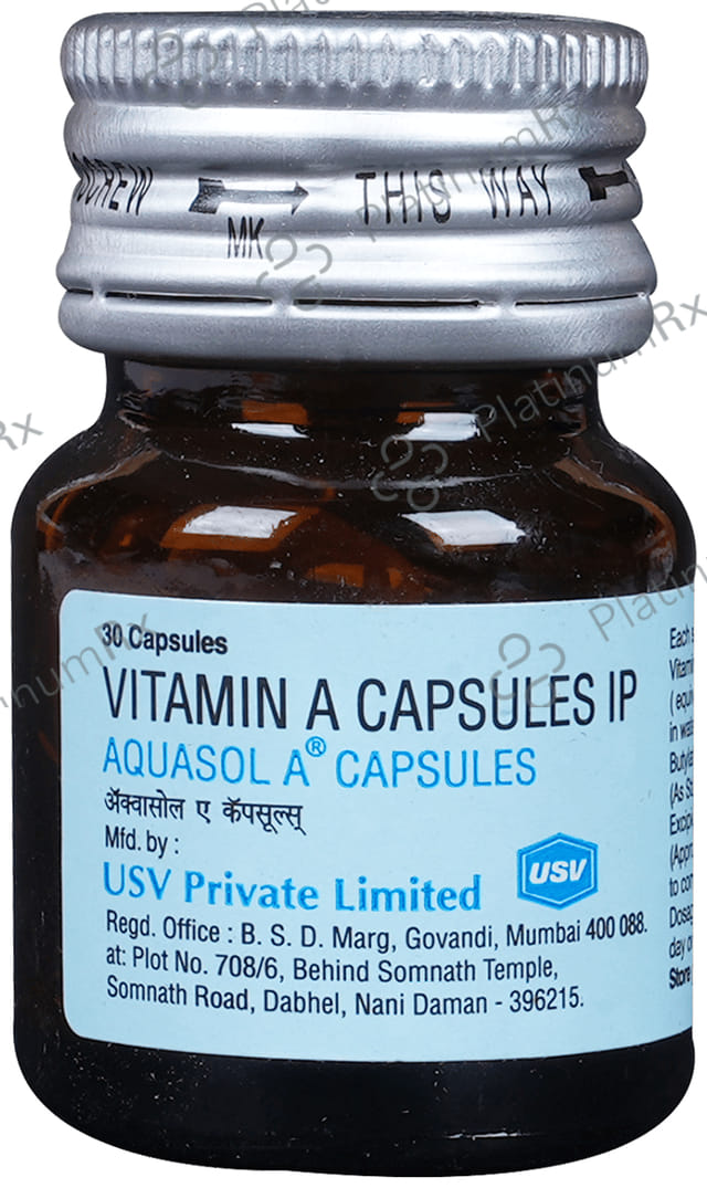 Aquasol A 25000IU Capsule 30s