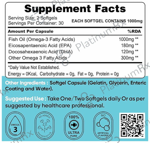 StemRx Omega 3 Softgel 60s