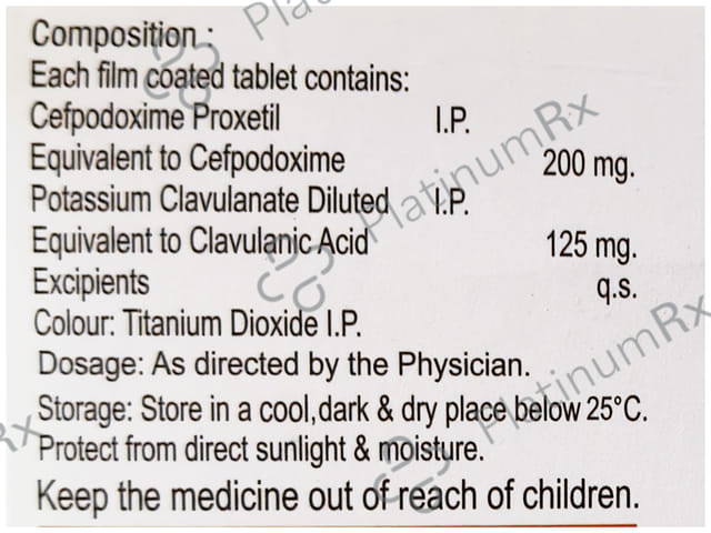 Sensepod CV 200/125mg Tablet 10s