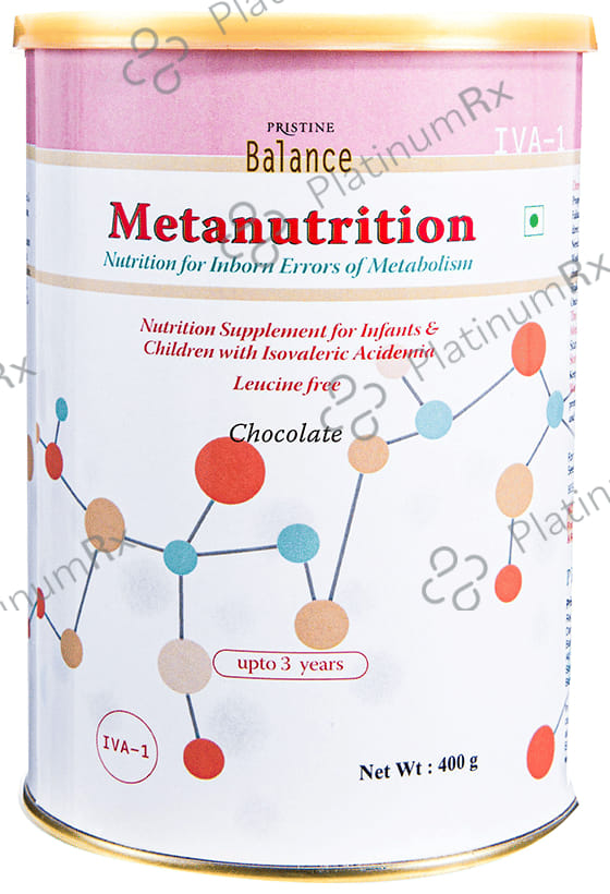 Pristine Balance Metanutrition IVA 1 Powder (Upto 3 Years) for Metabolism - Flavour Chocolate
