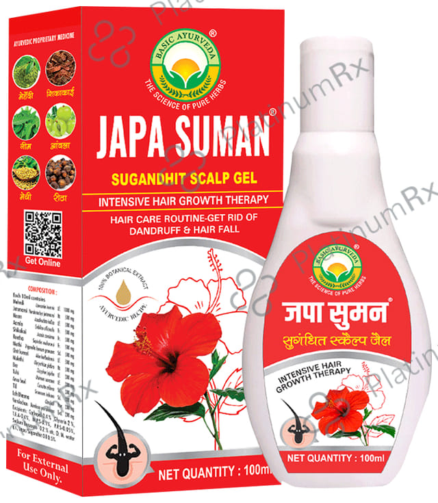 Basic Ayurveda Japa Suman Sugandhit Scalp Gel