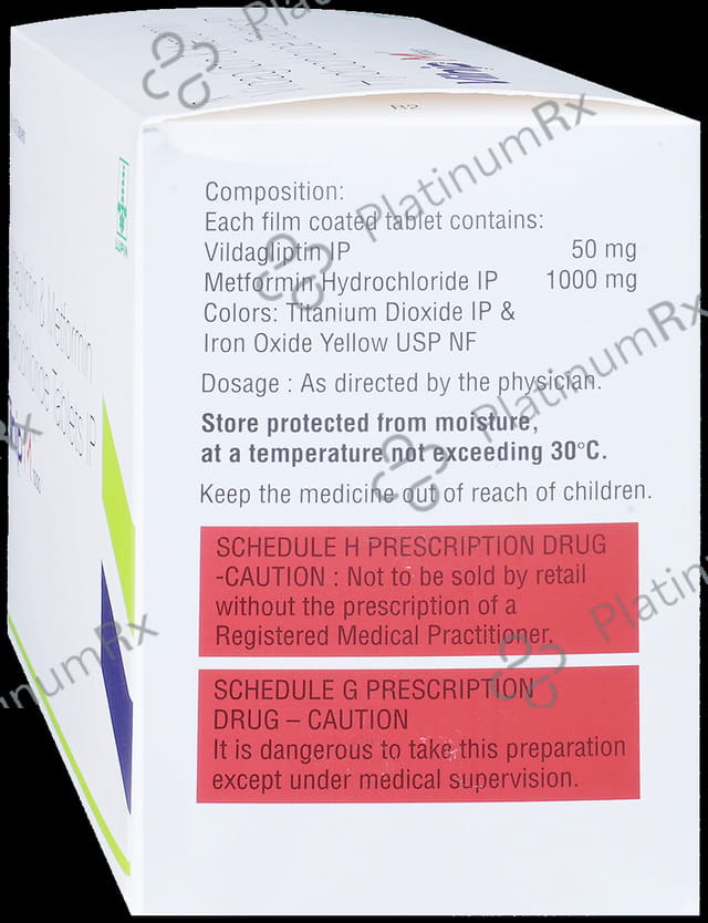 Vilnip M 1000/50mg Tablet 15s