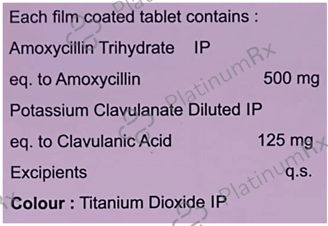 Azitoch CV 500/125mg Tablet 10s