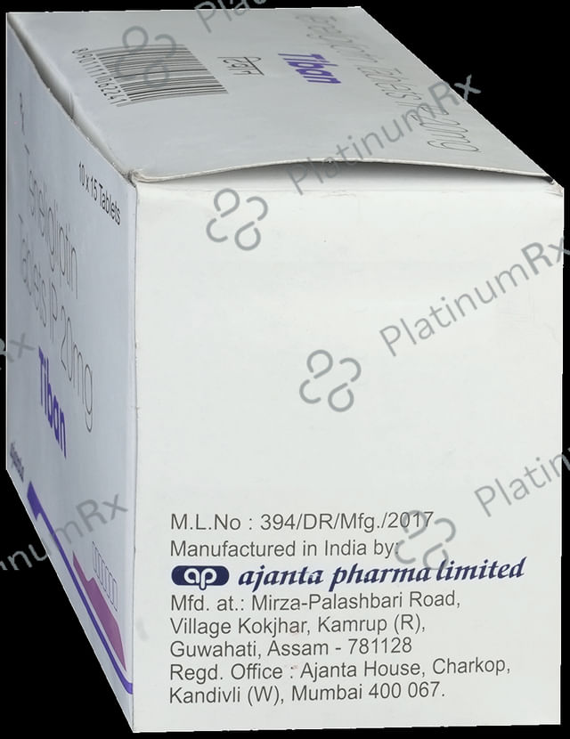 Tiban 20mg Tablet 15s