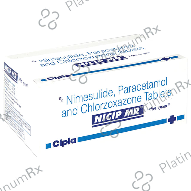 Nicip MR 100/325/375mg Tablet 10s