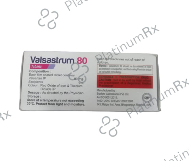 Valsastrum 80mg Tablet 10s