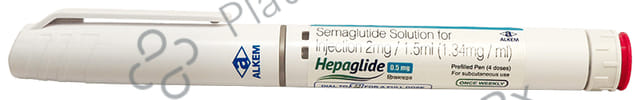 Hepaglide 0.5mg Injection (1 Multi-dose Disposable Pen,4 Needle,4 Alcohol Swab)