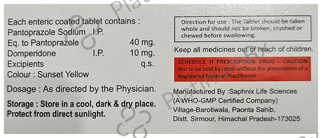 PTL-D 10mg/40mg Tablet